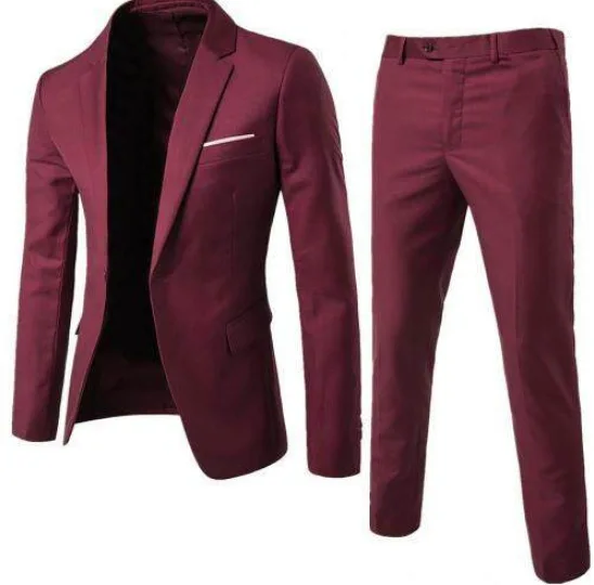 Suit Men's Business Suit Professional Dress Men's Two-piece Suit Slim Fit Best Man Groom Wedding Dress 2026 - Image 7