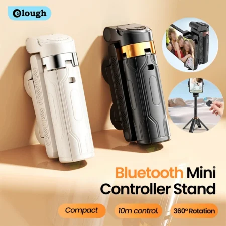 Elough Selfie Stick Tripod Phone Stand Shooting Aid Wireless Bluetooth Remote Extendable Portable Phone Holder For Live Broadcas