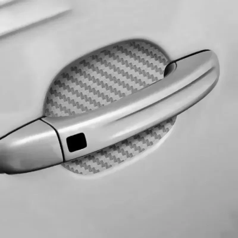 4Pcs/Set Car Door Sticker Carbon Fiber Scratches Resistant Cover Auto Handle Protection Film Exterior Styling Accessories - Image 5
