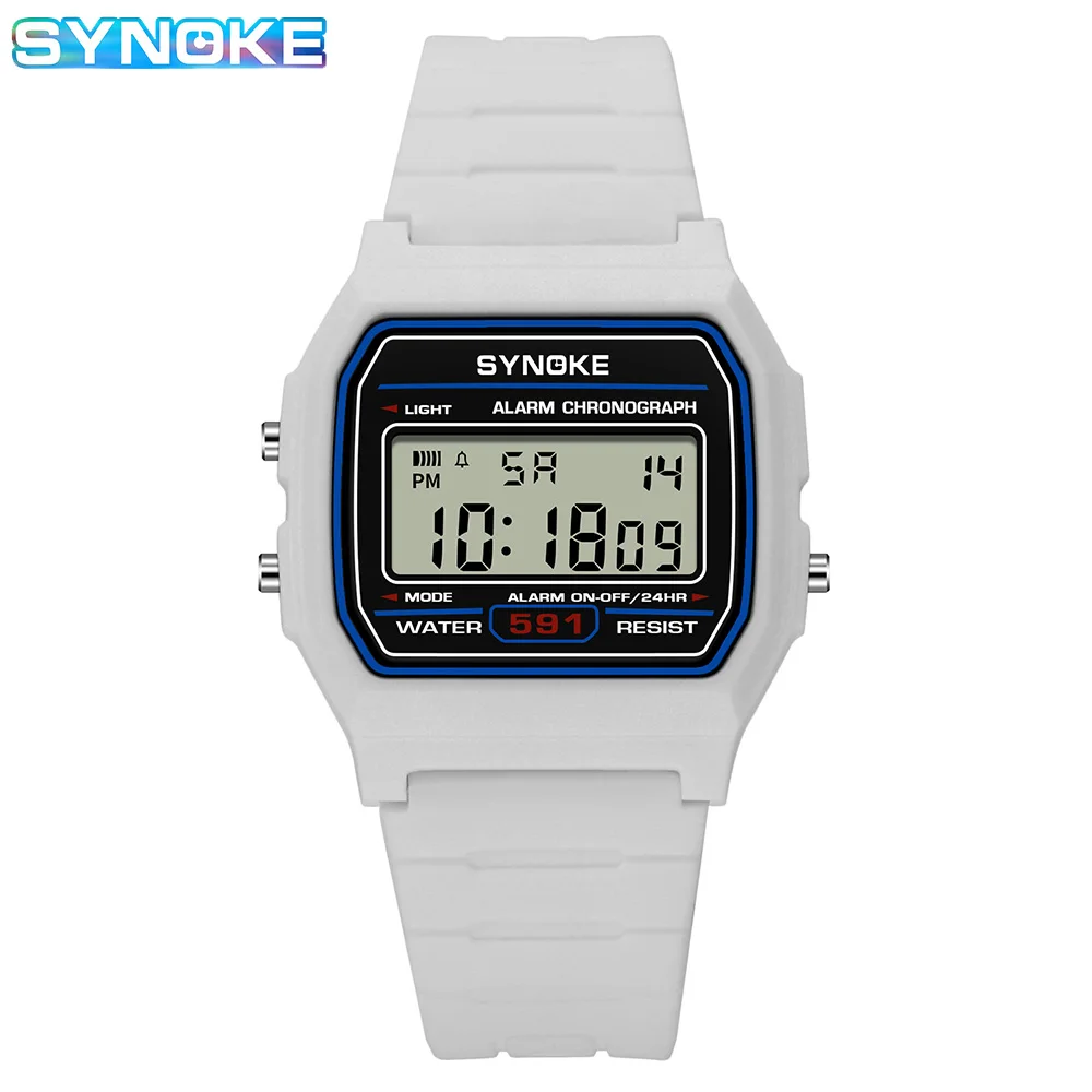 SYNOKE Student Digital Watch Unisex Sport Watch Multifunction Sports Waterproof Luminous LED Classic Watch For Men And Lady - Image 11