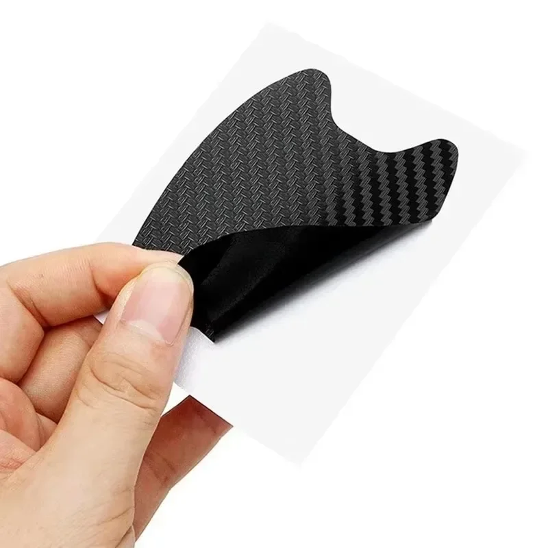 4Pcs/Set Car Door Sticker Carbon Fiber Scratches Resistant Cover Auto Handle Protection Film Exterior Styling Accessories - Image 3