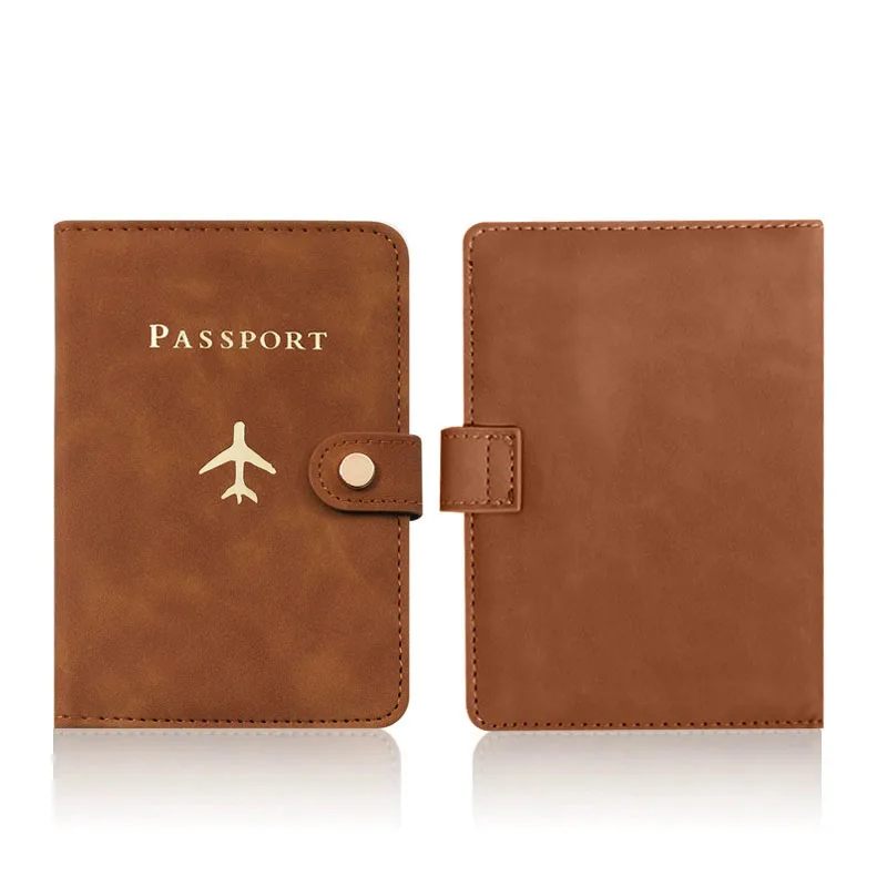 Airplane Print PU Leather Passport Holder for Men And Women with Zipper Pocket And SIM Card Slot Travel Document Wallet - Image 8