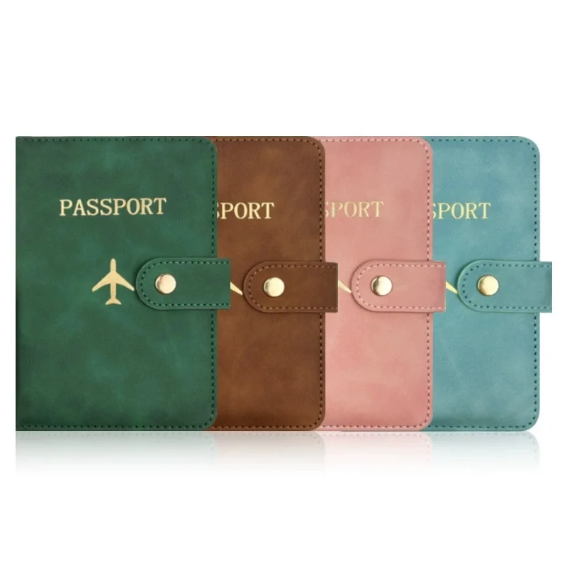 Airplane Print PU Leather Passport Holder for Men And Women with Zipper Pocket And SIM Card Slot Travel Document Wallet - Image 6