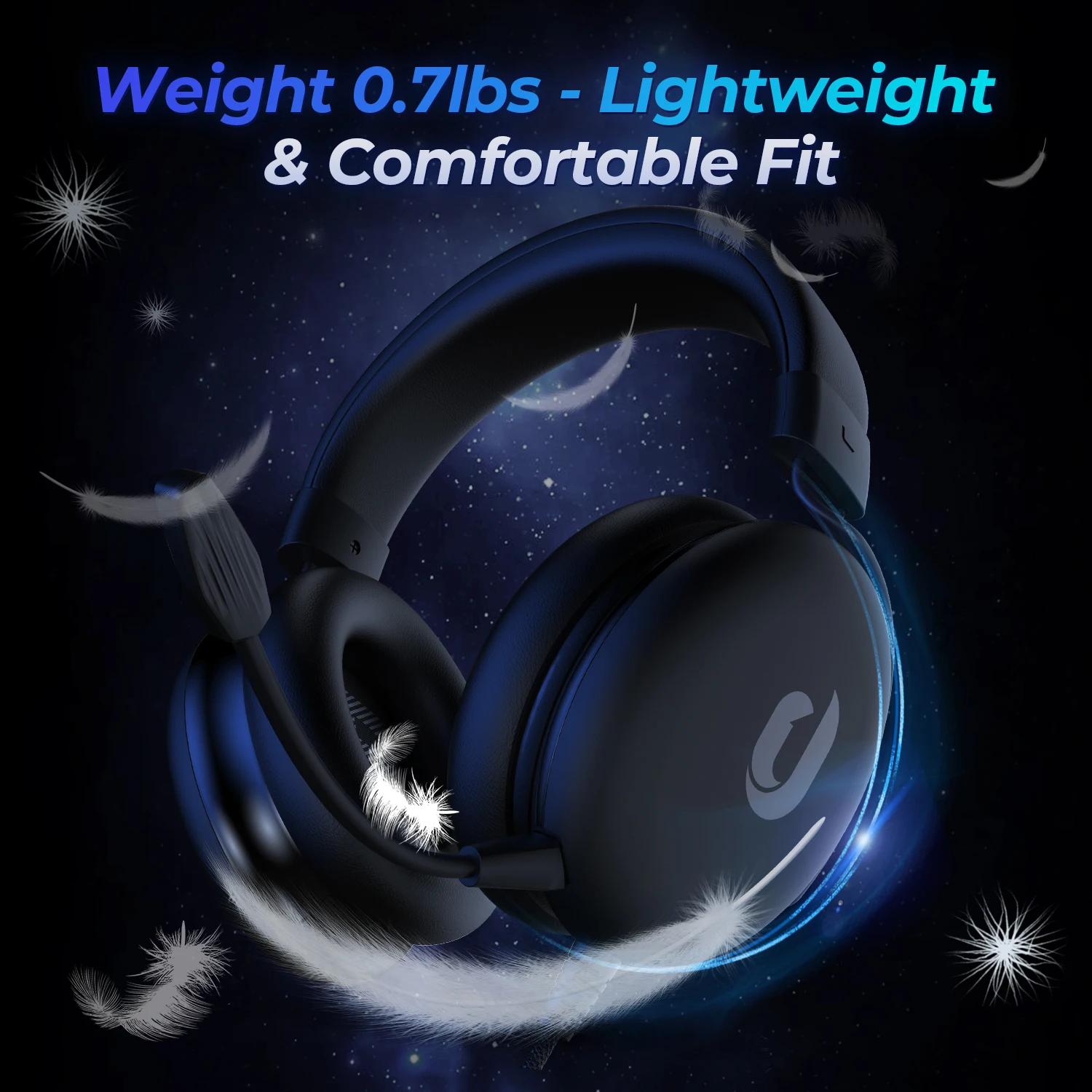 Gaming Headset for PC, Ps4, Ps5, Xbox Headset with 7.1 Surround Sound, Gaming Headphones with Noise Cancelling Mic - Image 6