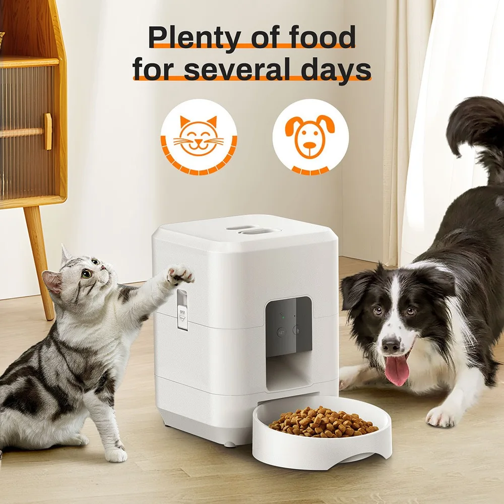 2L Smart Pet Feeder with Timed Remote Feeding and Remote Control via Mobile App - Image 4