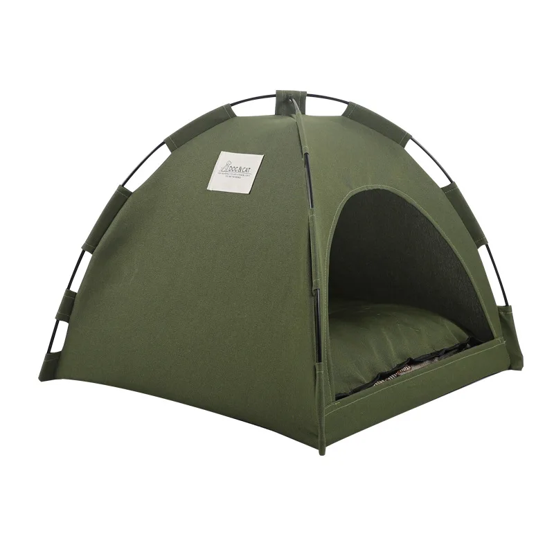 Foldable Summer Cooling Pet Tent Bed for Dogs and Cats Outdoor Use - Image 3