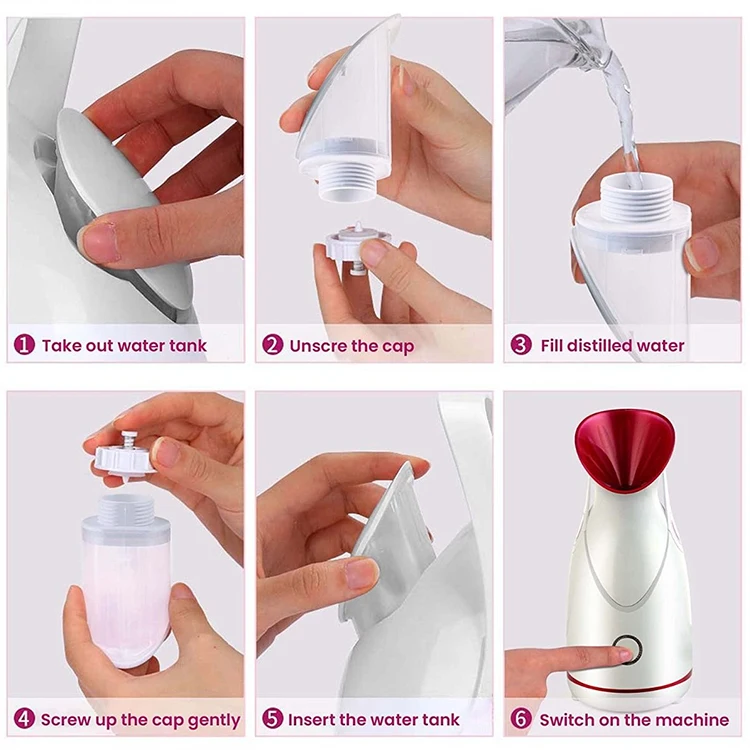 Hot Sale Household Appliances Face Care Vapozone Facial Steamer Professional Other Home Use Beauty Equipment Facial Steamer - Image 5