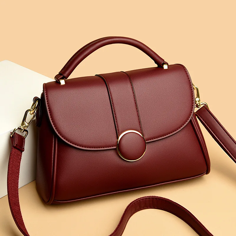 2025 High Quality PU Leather Women's Fashion Handbags Portable Large Capacity Ladies Tote and Crossbody Bags for Women - Image 6