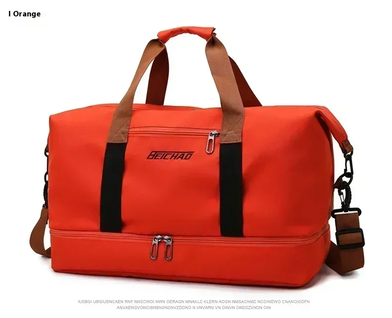 Large Capacity Travel Gym Bag Short-distance Luggage Portable Fitness Bags Shoulder Crossbody Handbags Men's Sports Waterproof B - Image 12