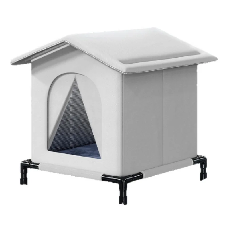Foldable All-Season Waterproof Cat House Winter Warm Summer Cool Pet Shelter for Indoor & Outdoor Use - Image 7