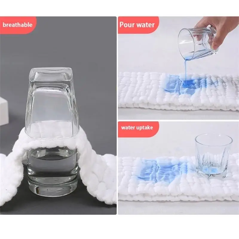 5pcs/10pcs Quality 12 Layers Baby Nappies Pure Cotton Peanut Diaper Insert Changing Liners Washable Reusable Cloth Diaper Nappy - Image 5