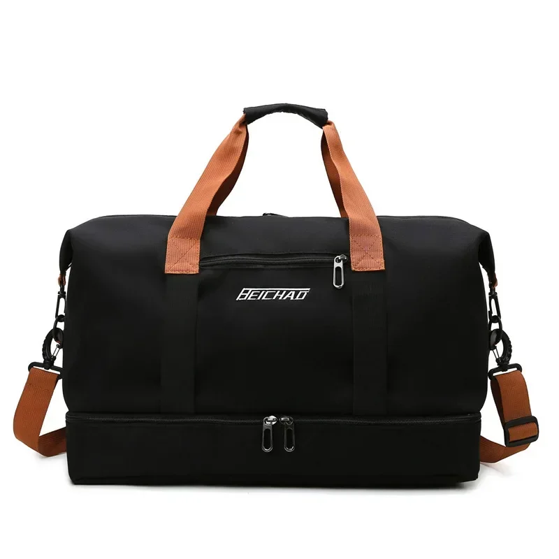 Large Capacity Travel Gym Bag Short-distance Luggage Portable Fitness Bags Shoulder Crossbody Handbags Men's Sports Waterproof B - Image 10