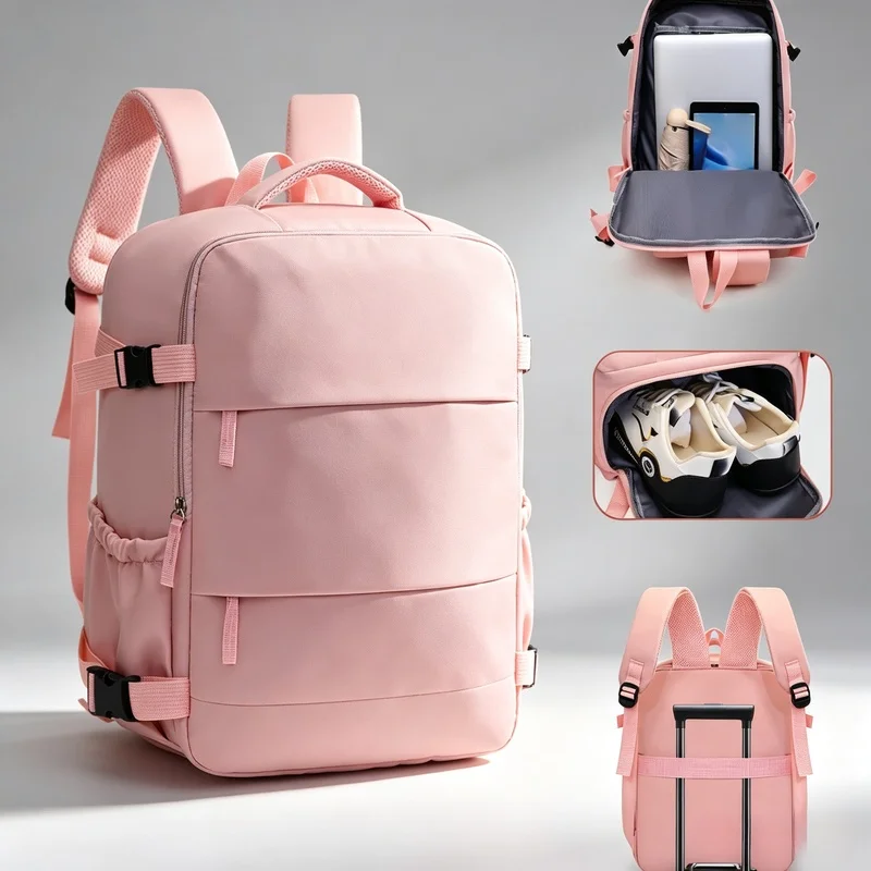 40X30X20CM Lightweight Travel Backpack Large‑Capacity Carry‑On Luggage for Budget Airline Weekend Trips