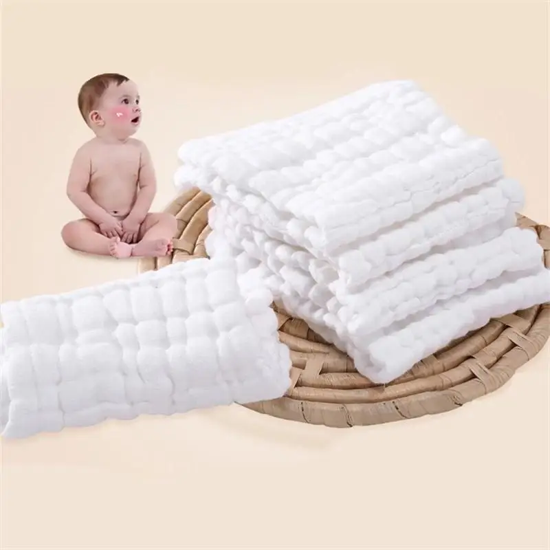 5pcs/10pcs Quality 12 Layers Baby Nappies Pure Cotton Peanut Diaper Insert Changing Liners Washable Reusable Cloth Diaper Nappy - Image 2
