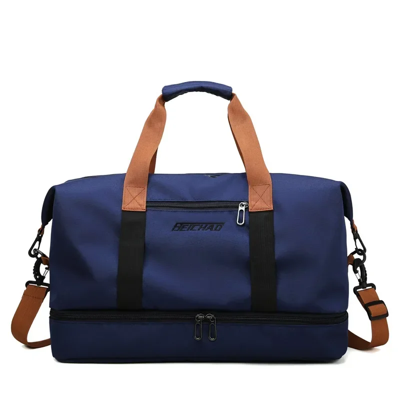 Large Capacity Travel Gym Bag Short-distance Luggage Portable Fitness Bags Shoulder Crossbody Handbags Men's Sports Waterproof B - Image 9