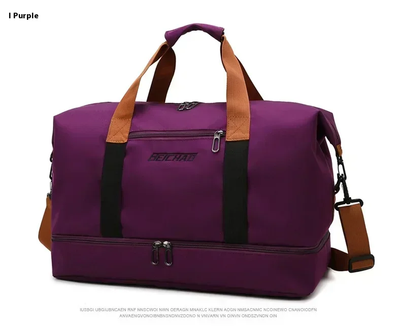 Large Capacity Travel Gym Bag Short-distance Luggage Portable Fitness Bags Shoulder Crossbody Handbags Men's Sports Waterproof B - Image 11