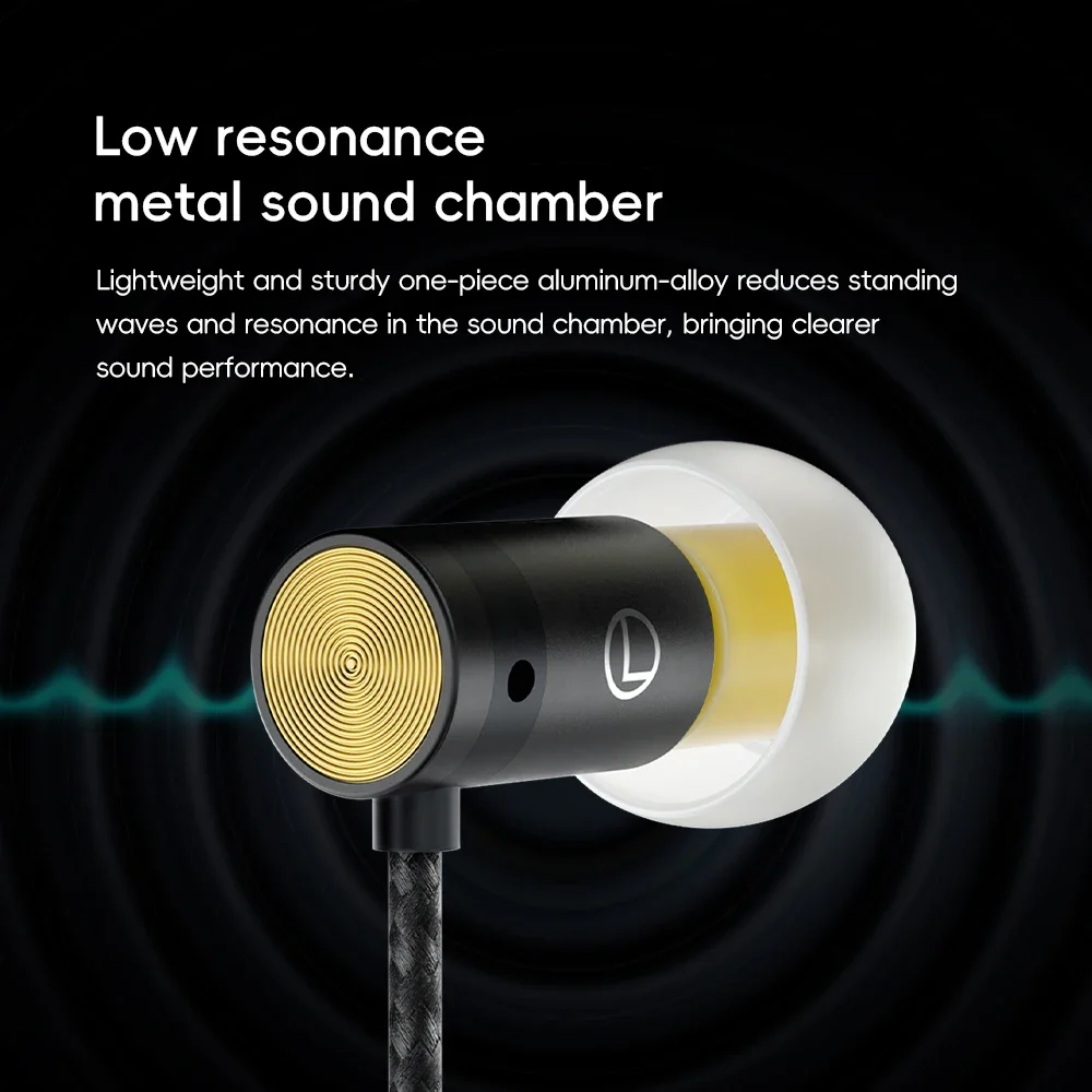 HiBy Yves 6mm Micro-dynamic Ti-plated HiFi Earphones High-magnetic Driver Low Resonance Chamber Noise-isolation Skin-friendly - Image 6